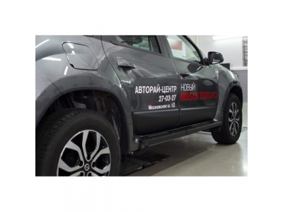 Пороги металлические Вариант 2 для Nissan Terrano 2014— от РУССКАЯ АРТЕЛЬ Пороги металлические Вариант 2 для Nissan Terrano 2014—