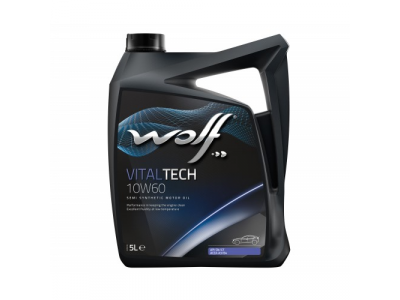 Моторное масло WOLF VITALTECH 10W60 5L от WOLF Моторное масло WOLF VITALTECH 10W60 5L