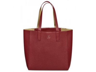 Сумка для покупок Mercedes-Benz Shopper, Red / Gold-coloured от Mercedes Сумка для покупок Mercedes-Benz Shopper, Red / Gold-coloured